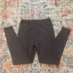 Vera Wang Cotton Leggings Heather Gray stretch pants